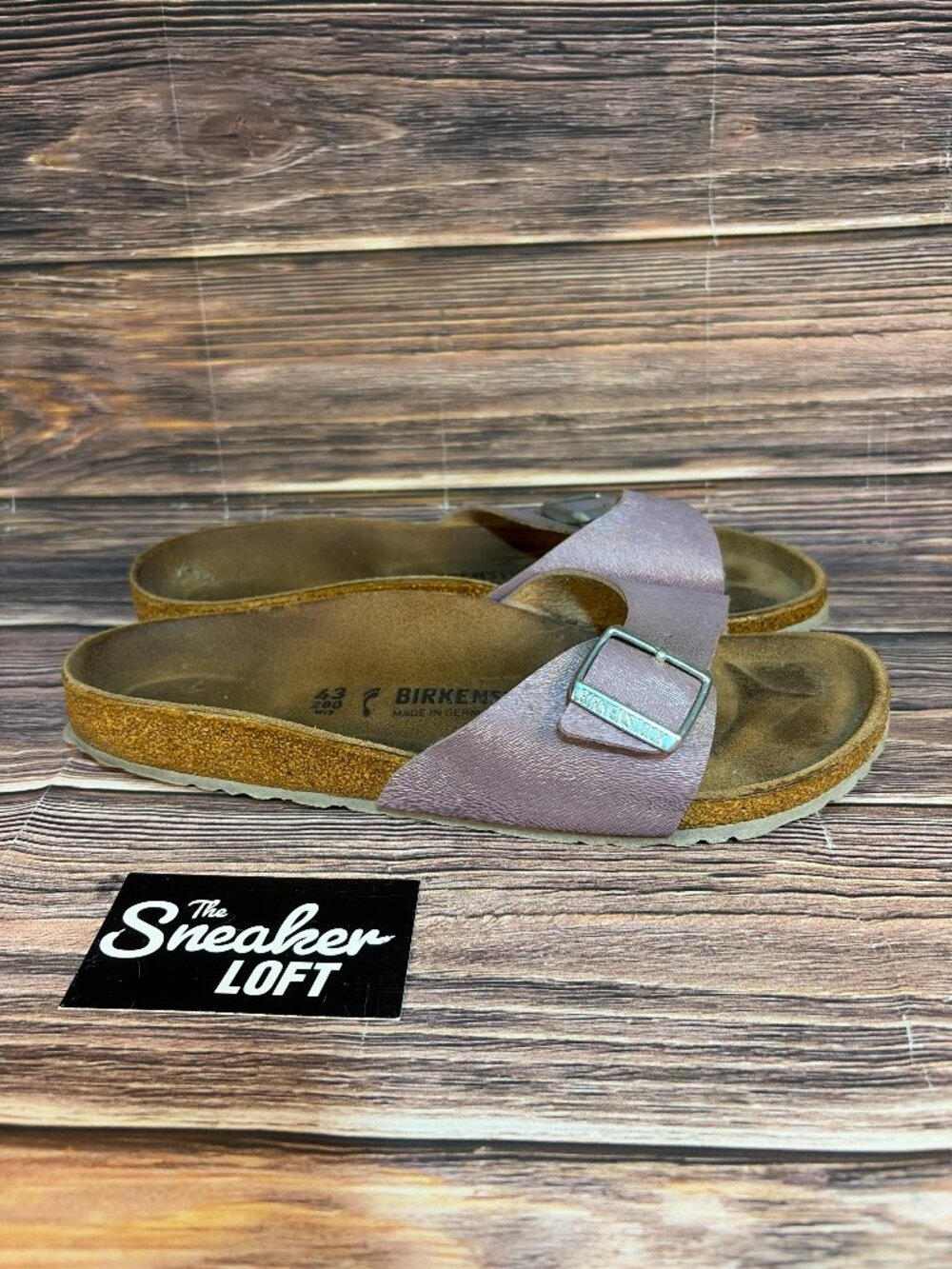 Birkenstock Madrid Men's Strap Slide Sandals Purple Size‎ 10